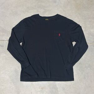 Polo by Ralph Lauren Men's Black Long Sleeve Shirt